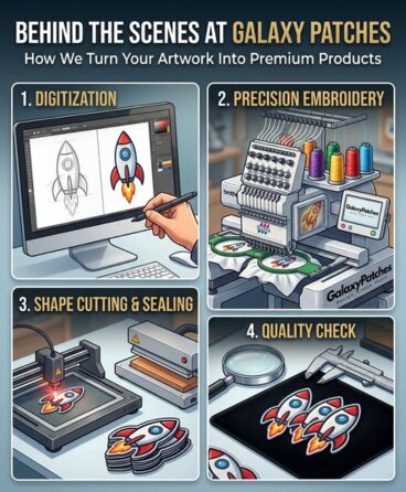 Behind the Scenes at Galaxy Patches: How We Turn Your Art work Into Premium Products