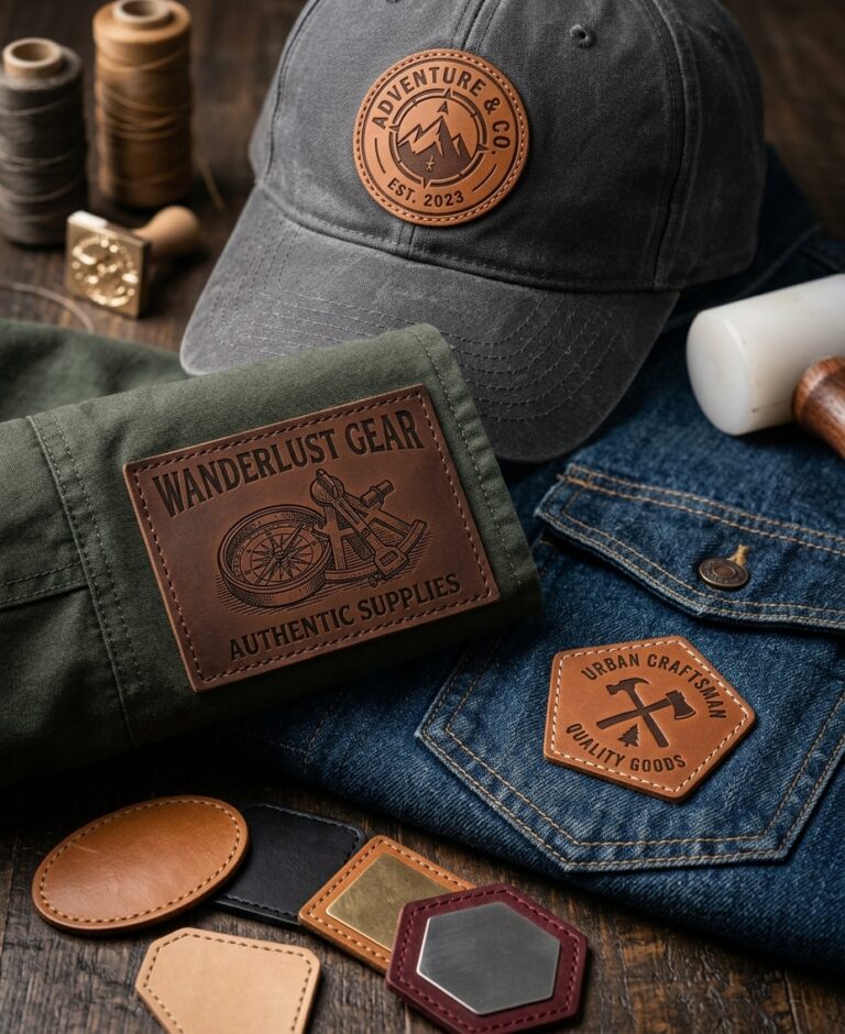 Leather Logo Patches: Premium Branding for Hats, Jackets & Apparel