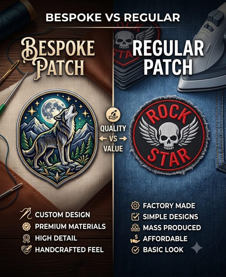 Bespoke vs Regular Iron-on Patches: What’s the Difference?