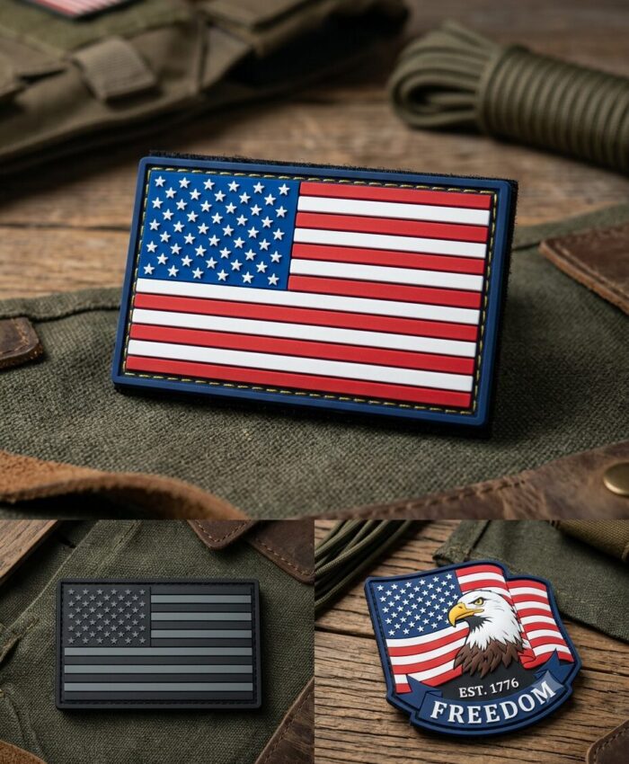 American Flag Rubber Patch