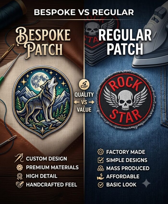 Bespoke vs Regular Iron-on Patches: What’s the Difference?